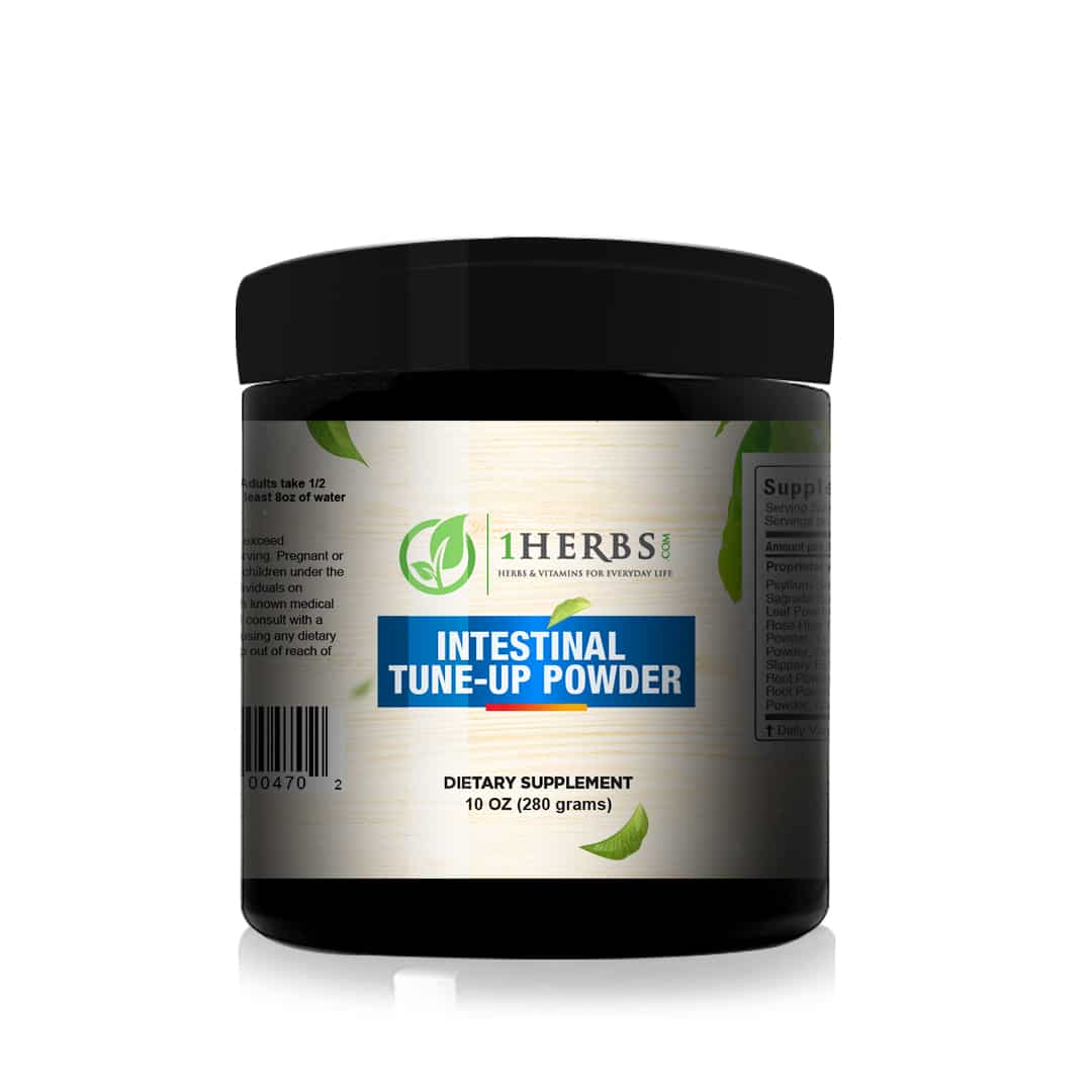 1Herbs Intestinal Tune-Up 10oz Fiber Powder – Colon Cleanse & Digestive Health