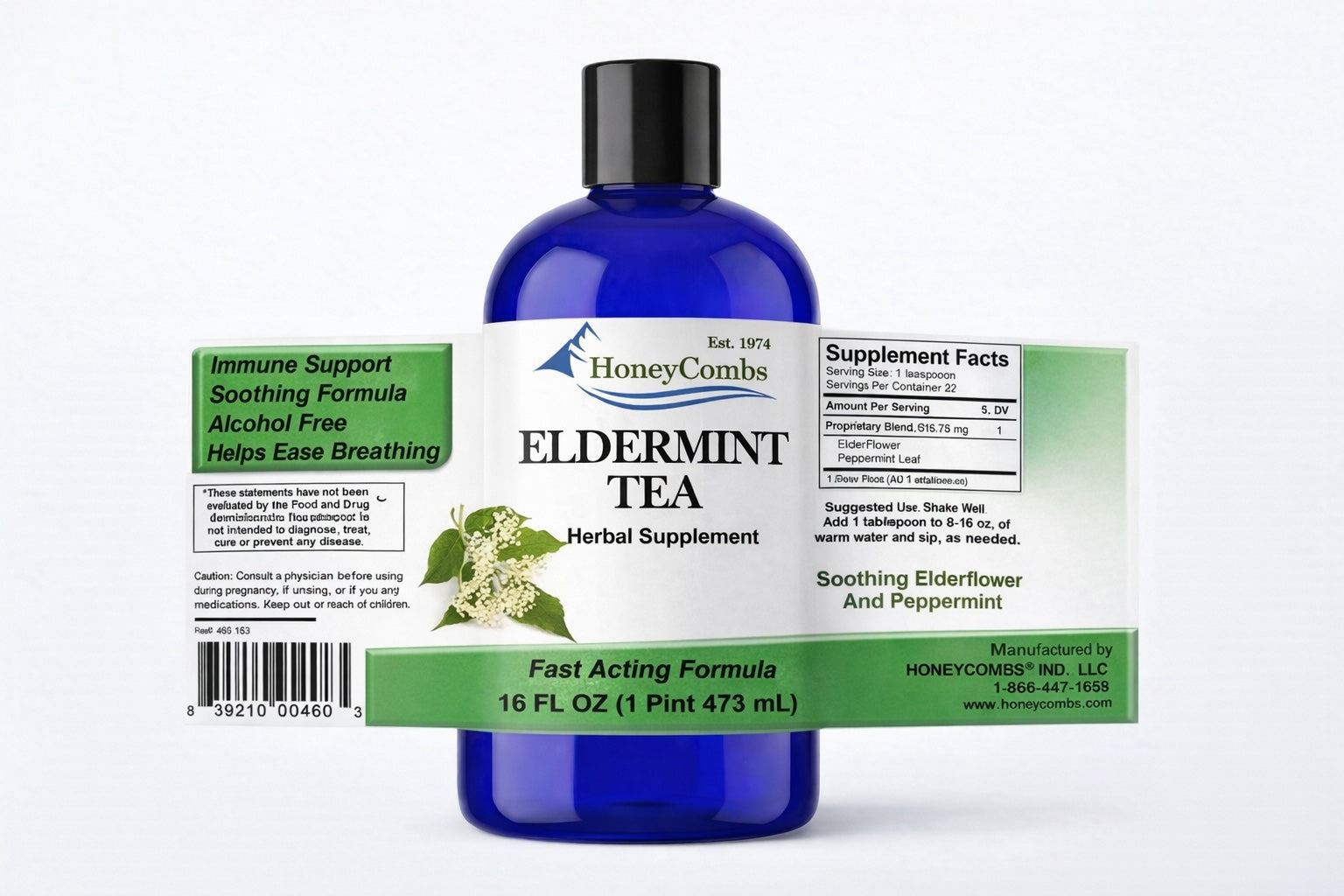 Eldermint Herb Liquid Alcohol-Free Extract