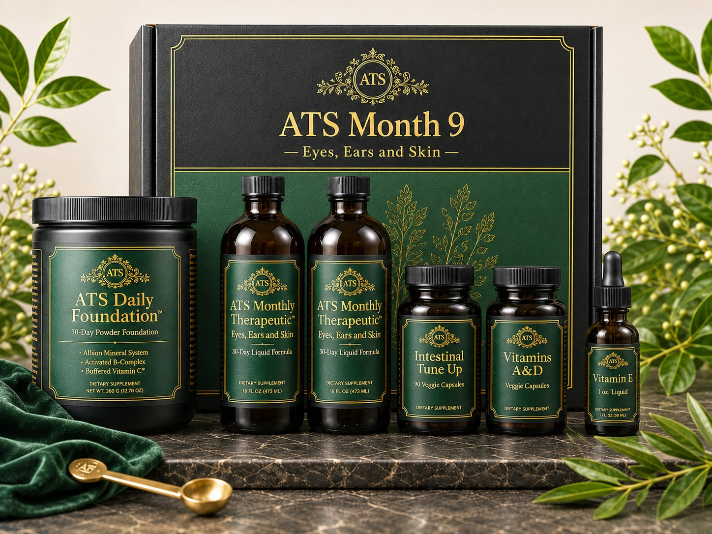 ATS Month 9 — Eyes, Ears & Skin Support
