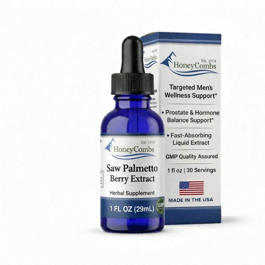 1Herbs Liquid Saw Palmetto Berry Extract – Alcohol-Free Prostate & DHT Support