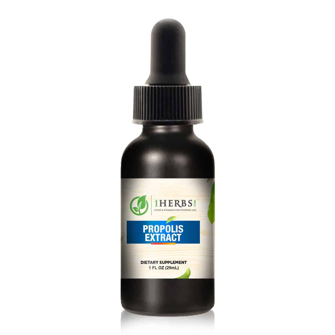1Herbs Liquid Bee Propolis Extract – Alcohol-Free Immune & Antioxidant Support
