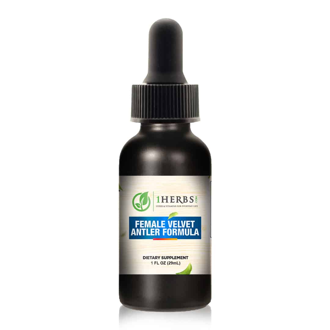 1Herbs Velvet Antler Female Liquid Formula – Women's Energy, Hormonal Balance & Vitality