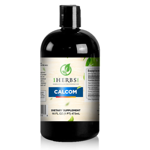 Calcium Complex (CALCOM 16 Oz) Liquid Alcohol-Free Extract image 0
