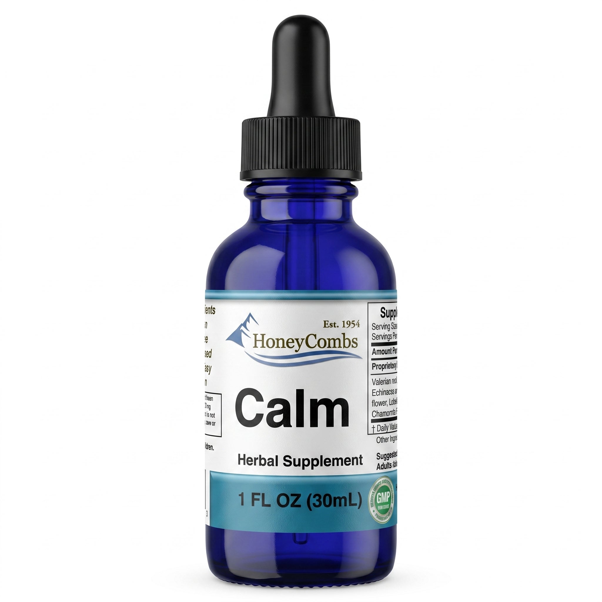1Herbs Formula Calm Liquid Herbal Blend – Alcohol-Free Nerve & Stress Relief Support
