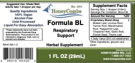 Formula BL (Bronchial and Lung Support) Liquid Alcohol-Free Extract