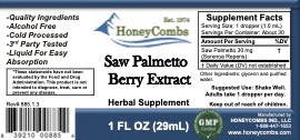 Saw Palmetto Berry Liquid Alcohol-Free Extract