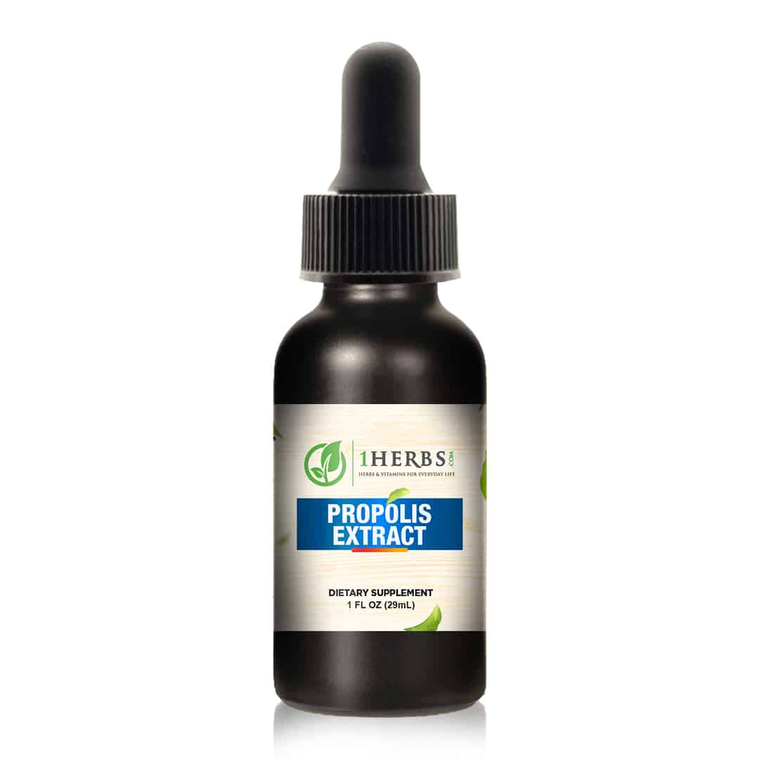 1Herbs Propolis Throat Spray 2oz – Alcohol-Free Immune & Oral Health Support