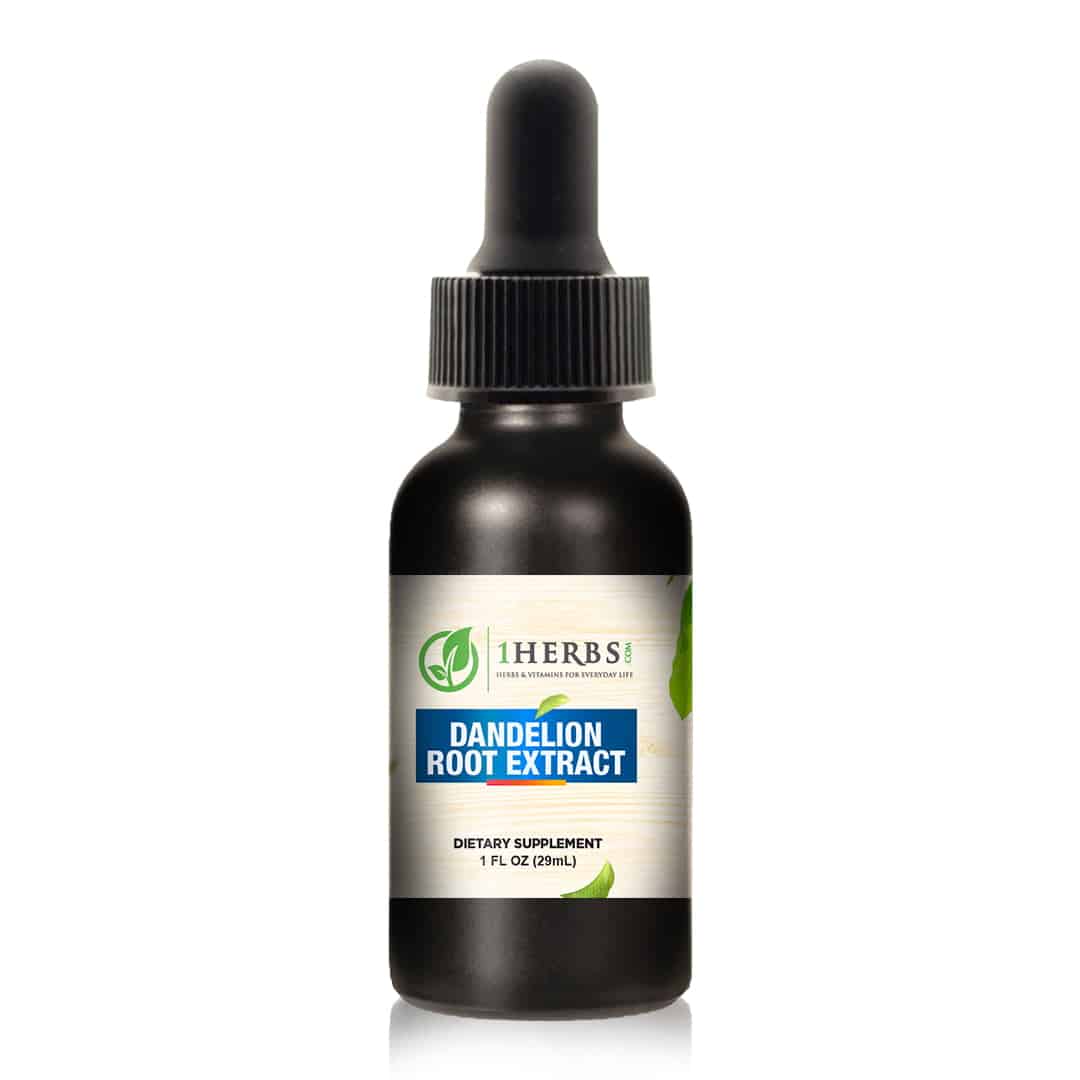 1Herbs Liquid Dandelion Root Extract – Alcohol-Free Liver Detox & Blood Purifier