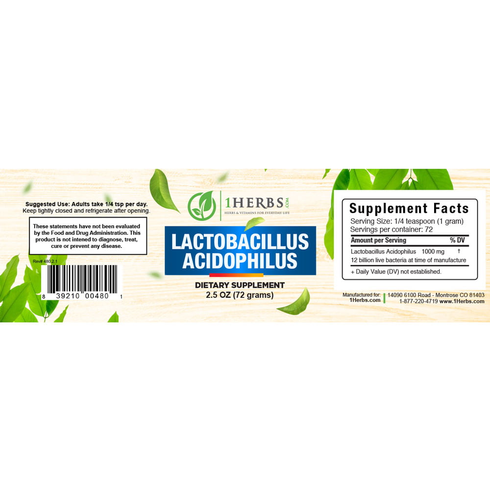 Lactobacillus Acidophilus image 1