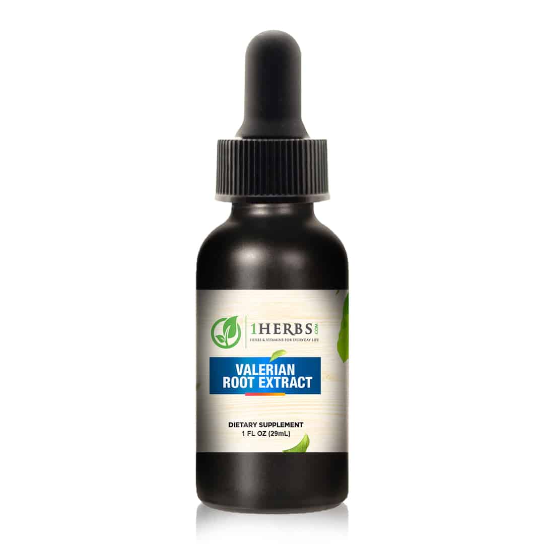 1Herbs Liquid Valerian Root Extract – Alcohol-Free Natural Sleep Aid